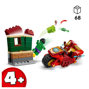 Lego Iron Man with Bike and The Hulk 76287